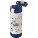 Richell Snoopy 兩用不鏽鋼真空保溫杯225ml(藍色)18m+