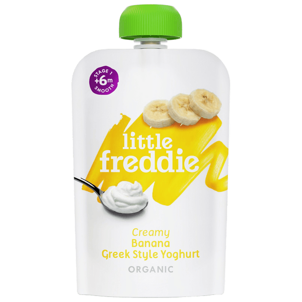 『Little Freddie』Organic Creamy Banana Greek Style Yoghurt
