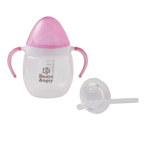『西松屋』SmartAngel 嬰兒 2way 水杯 (粉色)