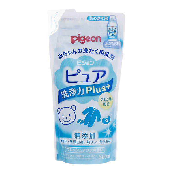 『Pigeon』Baby Laundry Detergent (Refill) Pure PLUS+ 500ML - 3 bags