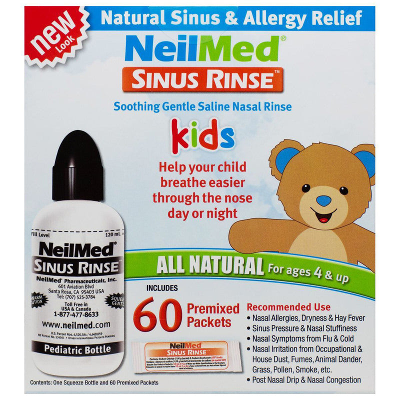 『NeilMed』兒童洗鼻天然套件60 預混包