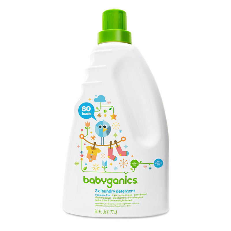 『Babyganics』嬰兒洗衣液 - 無香味 1.77L