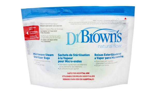 『Dr Brown's』Microwave Steam Sterilizer Bags 5's