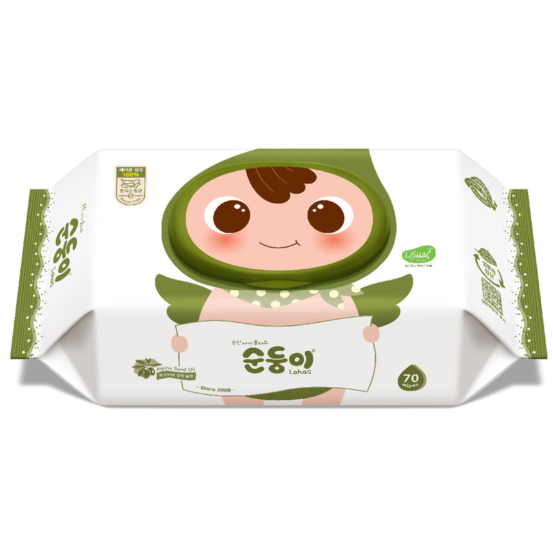 『順順兒』頂級嬰兒濕紙巾 (70片) - 10包