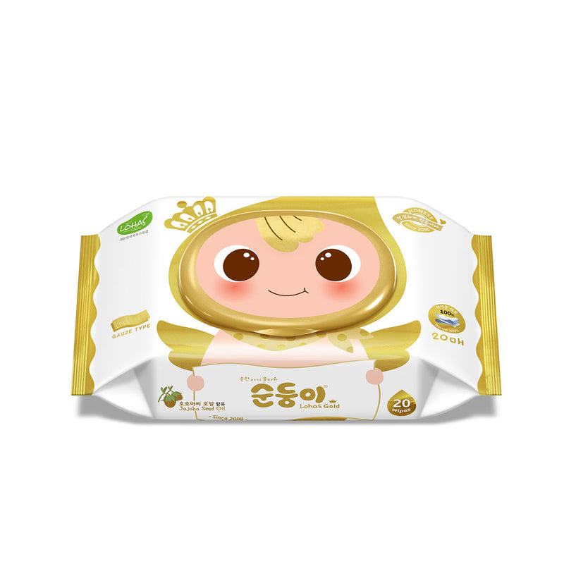 『順順兒』頂級黃金版嬰兒濕紙巾