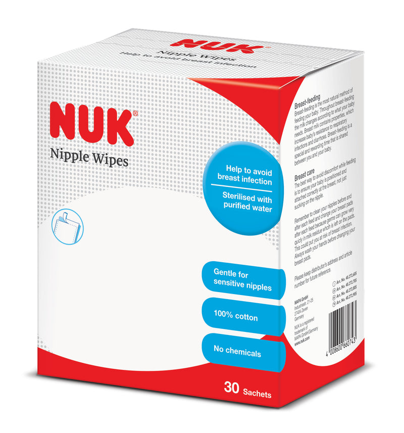 『NUK』NIPPLE WIPES (30PCS/BOX)