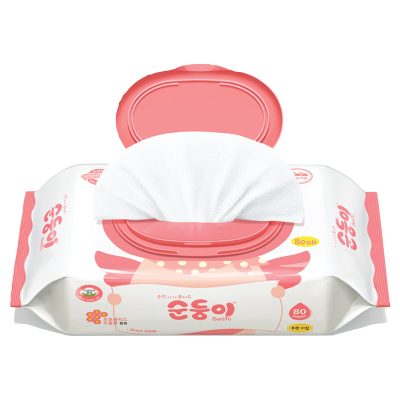『順順兒』無香嬰兒濕紙巾 (80片) - 10包