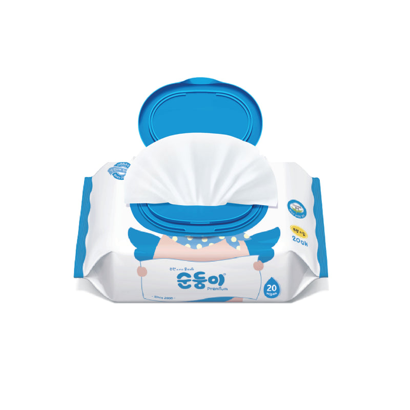 『順順兒』高級無香嬰兒濕紙巾 (20片) - 20包