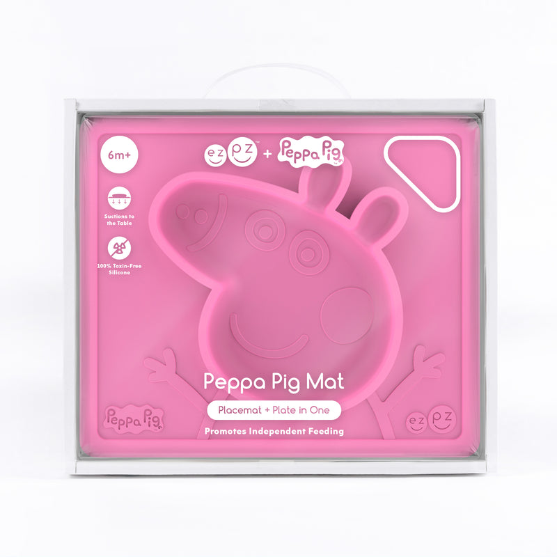 『Ezpz』限量版 PEPPA PIG 造型枱墊+分隔碟